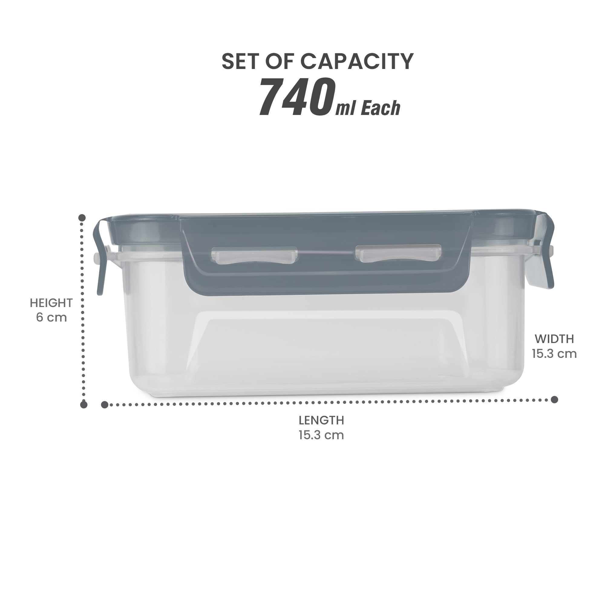 Milton Lock It Containers - Airtight Food Storage -7