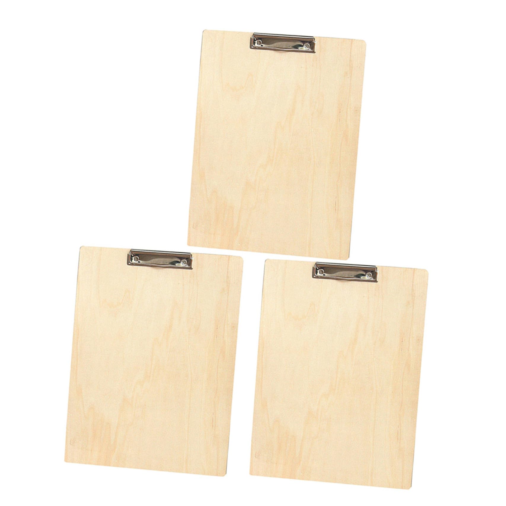 Zeichenbrett 3 Stück mit Klemme, Khaki, Robust