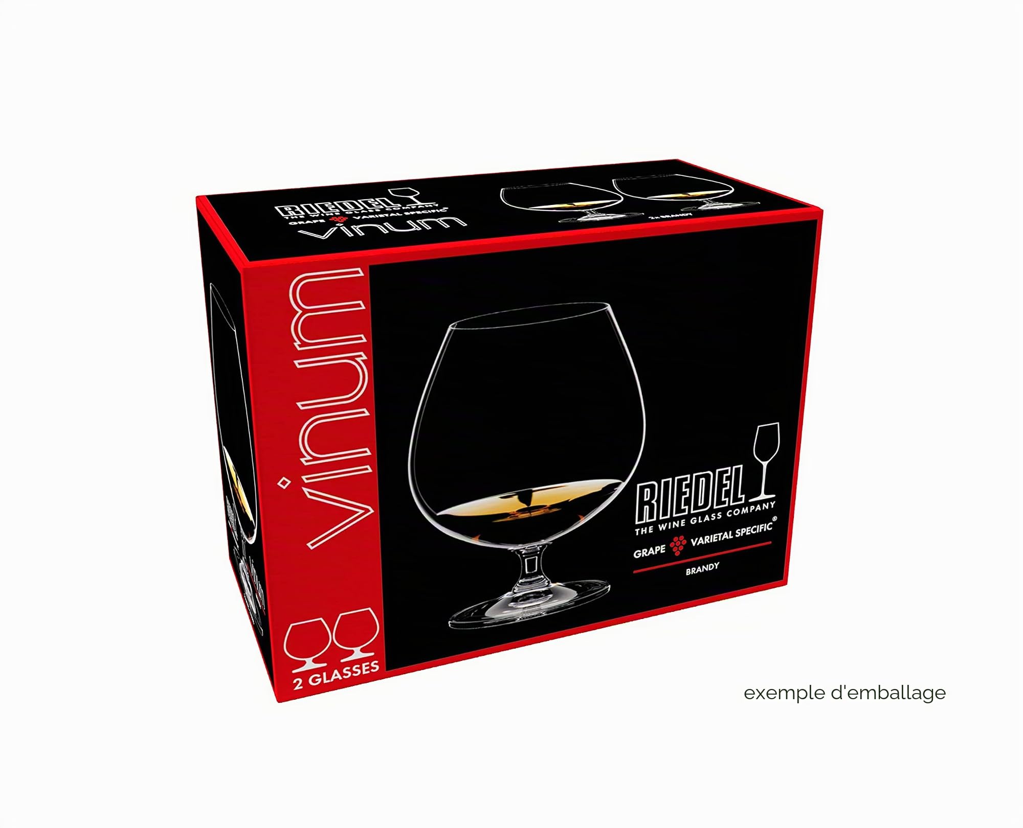 Riedel Bar Vinum Brandy Glass (paire)