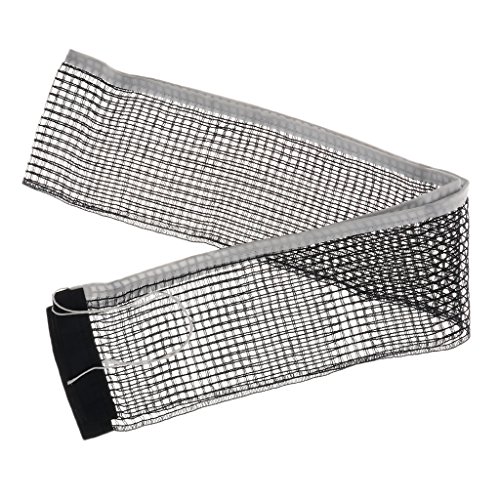 gazechimp Preto Durável 182 X 15cm Da Malha Da Substituição Da Rede Do Tênis De De Pong