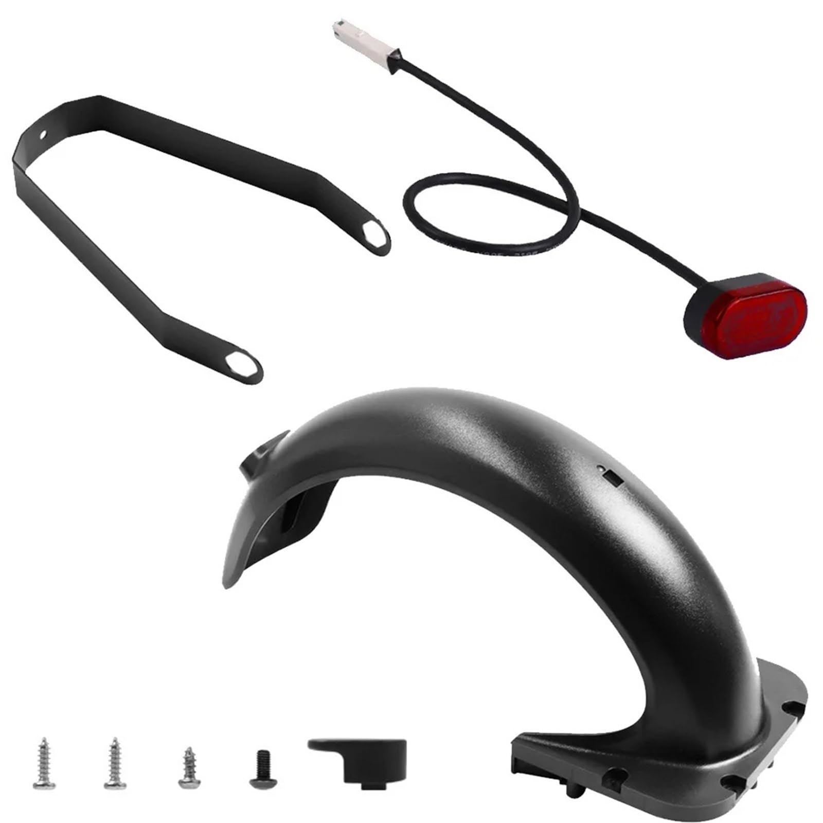 E-Scooter Kotflügel Hinten Kotflügel Rücklicht Halterung Kit for Elektrische Roller Bremse Licht Unterstützung Halterung Set Teile
