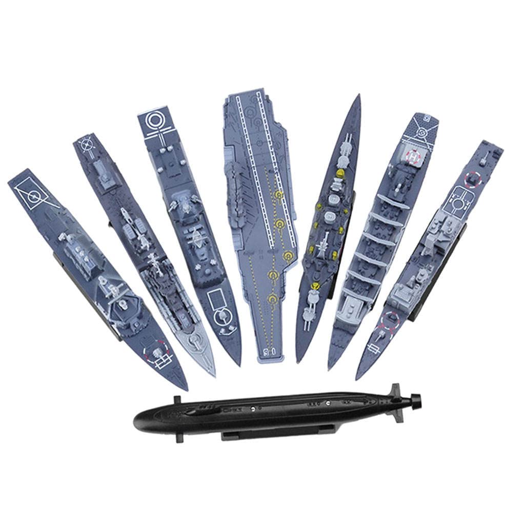 NC 4D 8Pcs Assembled Warship Model, Aircraft Carrier Boat Handcrafted 1/72 DIY Assemble Model Kit To
