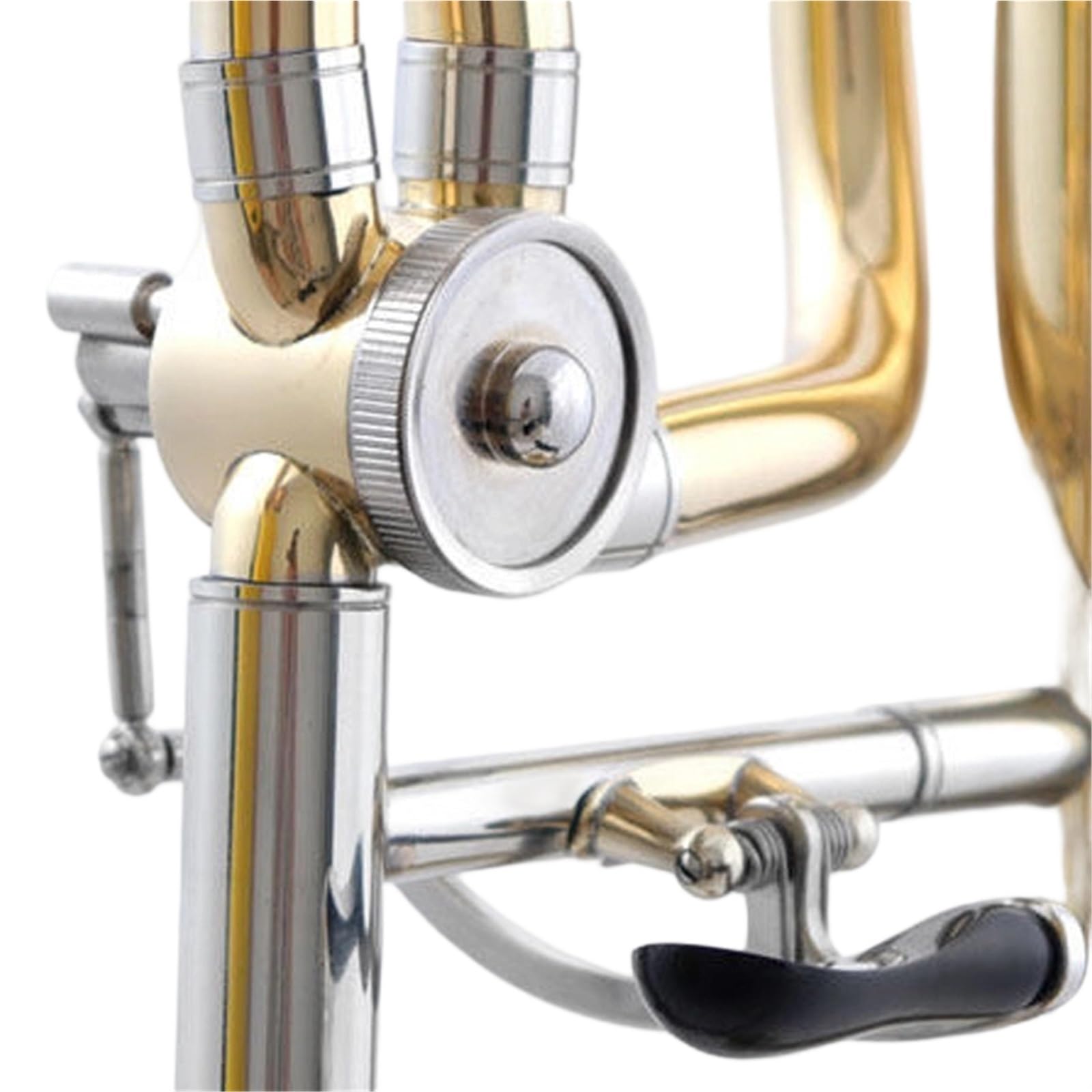 Trombone Basso Trombone Tenore Laccato Oro Sib Fa Strumento Slide Per Principianti Ensemble Professionali E Bande Di Ottoni