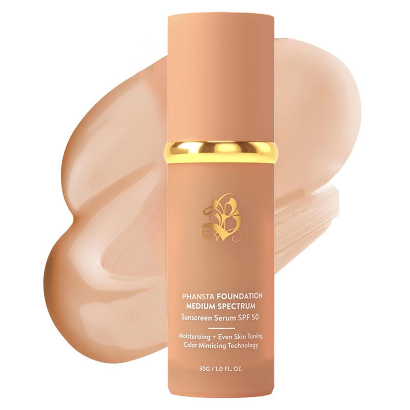 Infinite Love Maquillaje | Base De Maquillaje Que Cambia De Color | 4 En 1 Base De Maquillaje Antiedad Con Spf 50 – Base Que Se Adapta A Tu Tono De Piel - 30g (1, tono de piel)
