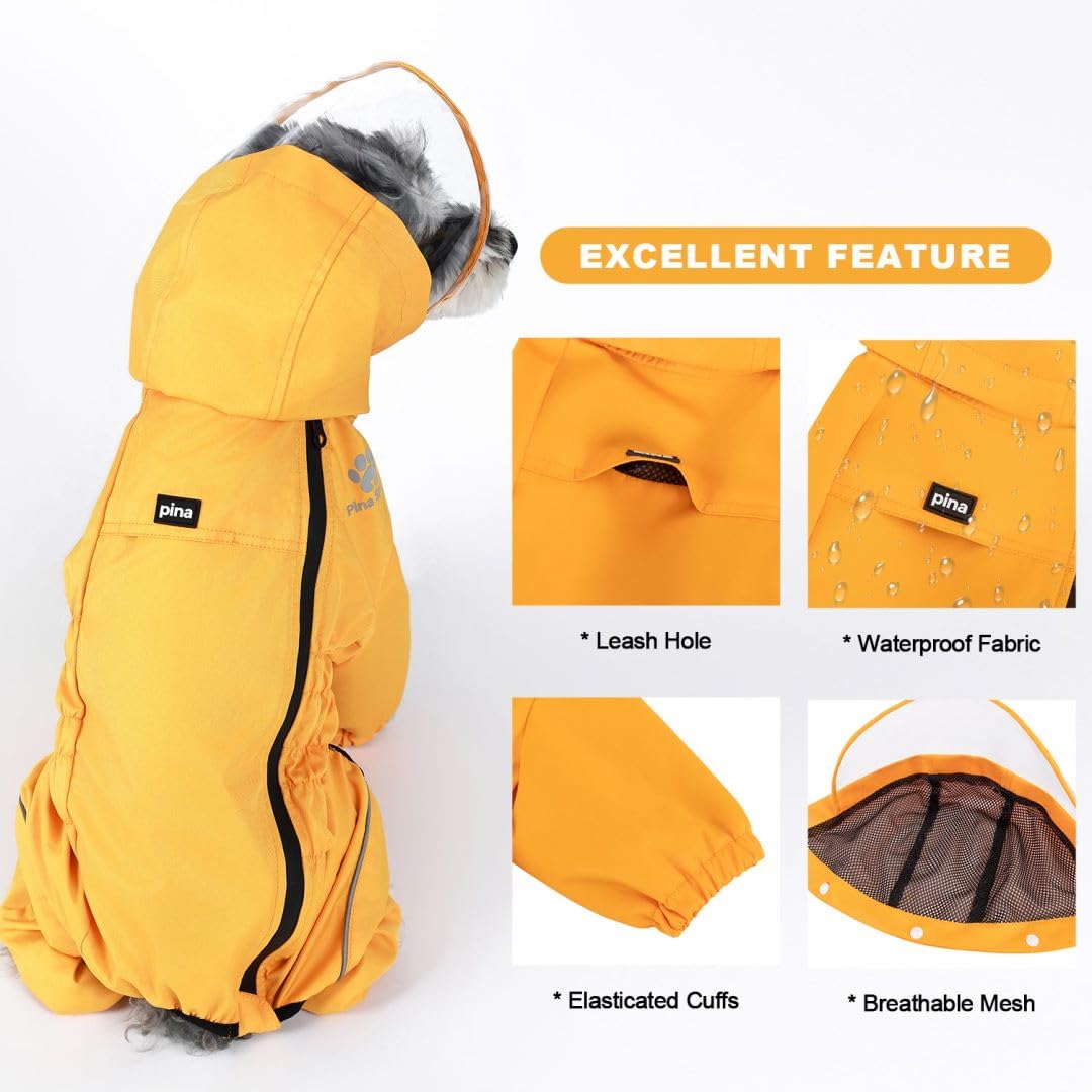 PINA Chubasquero impermeable para perro
