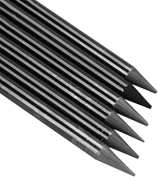 6Pcs Professional Woodless Graphite Pencil Woodless Graphite Sticks Sketching Graphite Pencils for Artists Assorted HB 2B 4B 6B 8B EE Pencil Set for Sketching Drawing Shading Charcoal Art Pencils