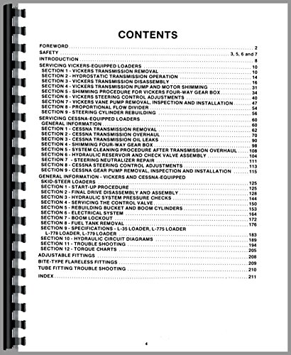 Service Manual New Holland L775 L779 L778 L35 Skid Steer      Plastic Comb – January 1, 2014