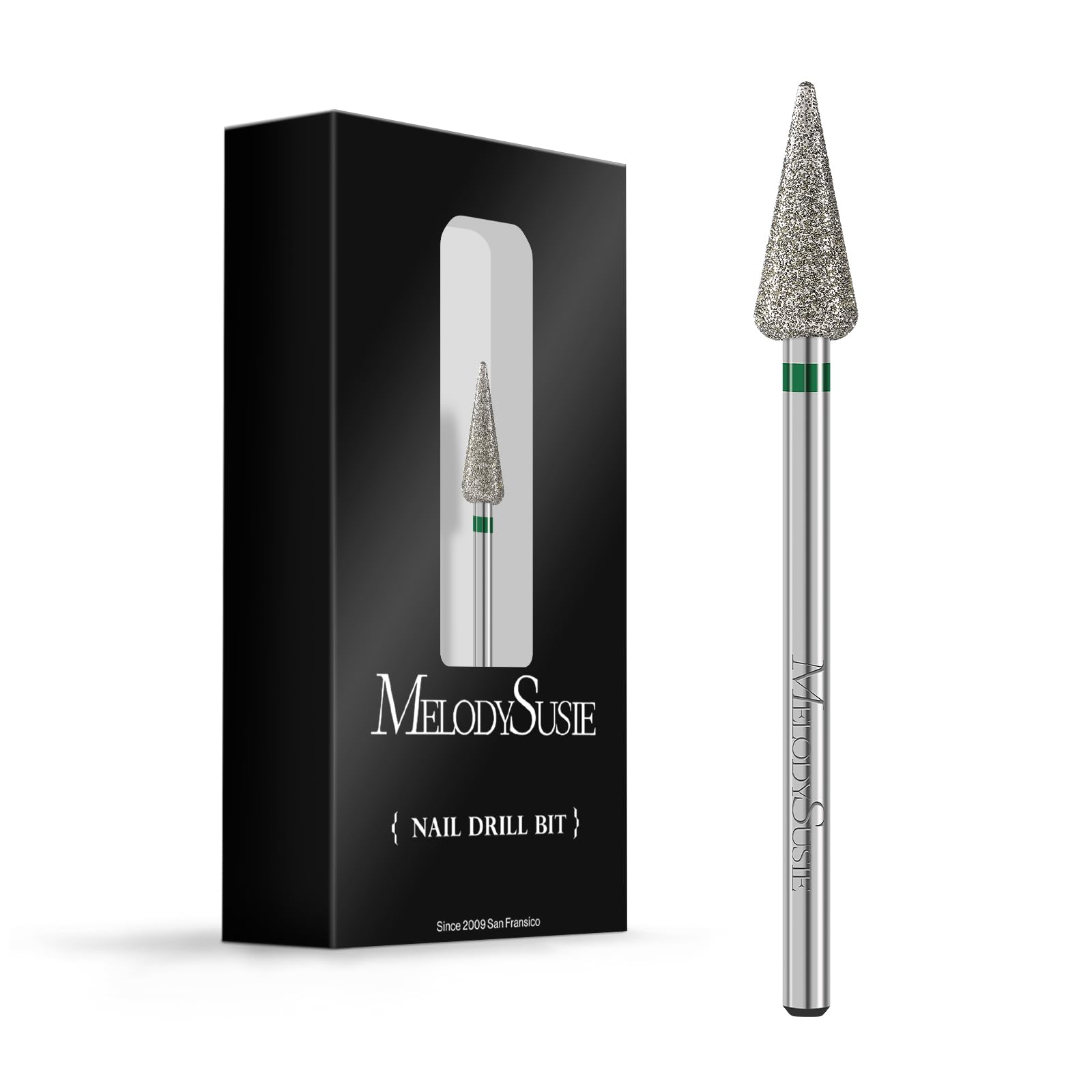 MelodySusie 5.0MM Bud Shape Pedicure Bit, 3/32'' Carbide Tungsten Bits, Suitable for Remove Forefoot Calluses Cuticle Dead Skin Nail Prepare,