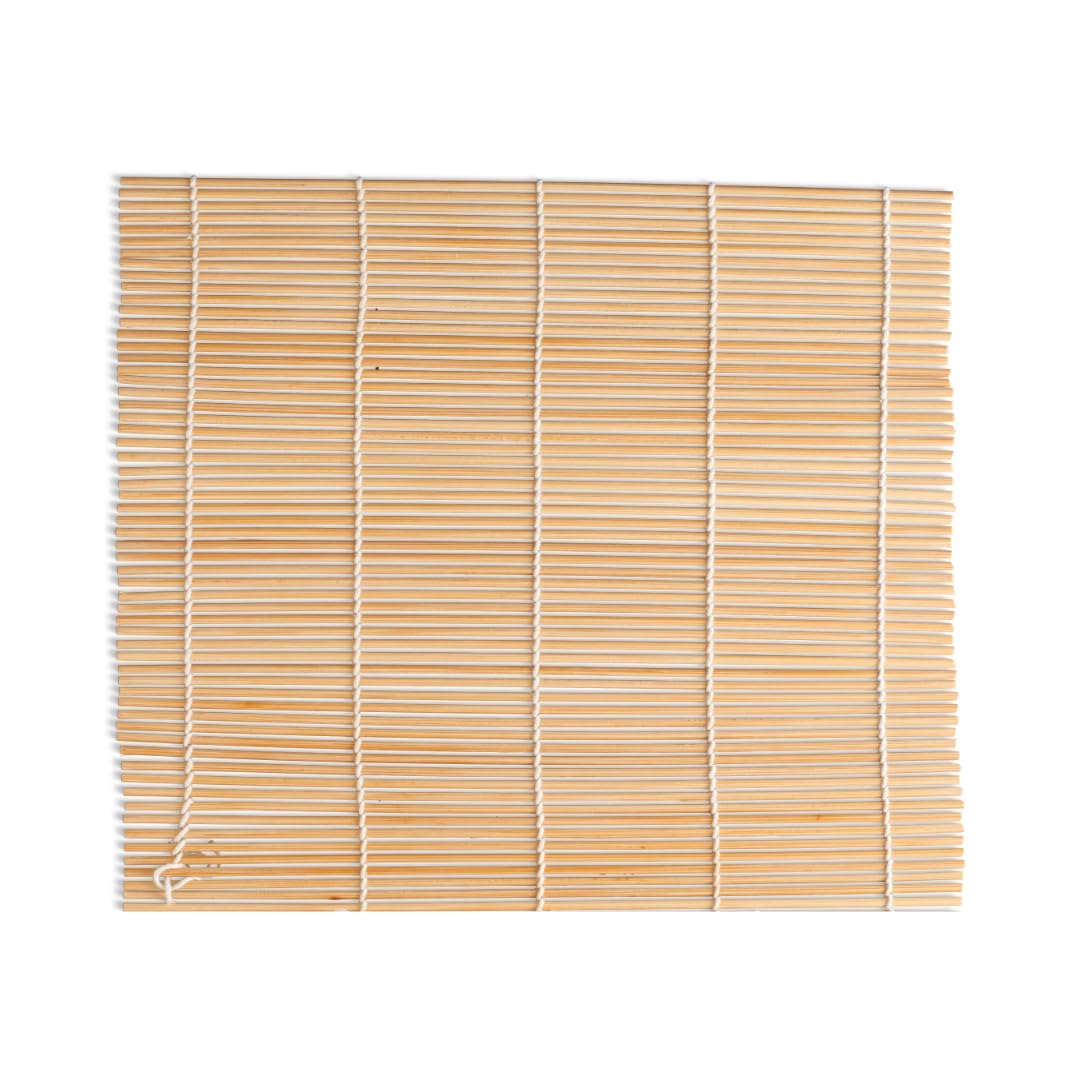 Parence Farbe: Bambus - Bamboo Sushi Mat - Makisu For Sushi Rolls - Size 23 X 23 Cm - Bamboo - Rolling Mat Ideal For Homemade Sushi Or Other