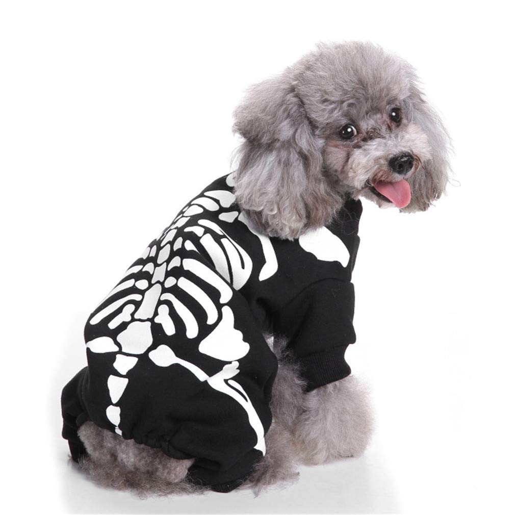 Ulalaza Halloween Pet Dog Costumes Policeman Prison Suit Clown Style Puppy Clothes Pet Supplies โ image 1
