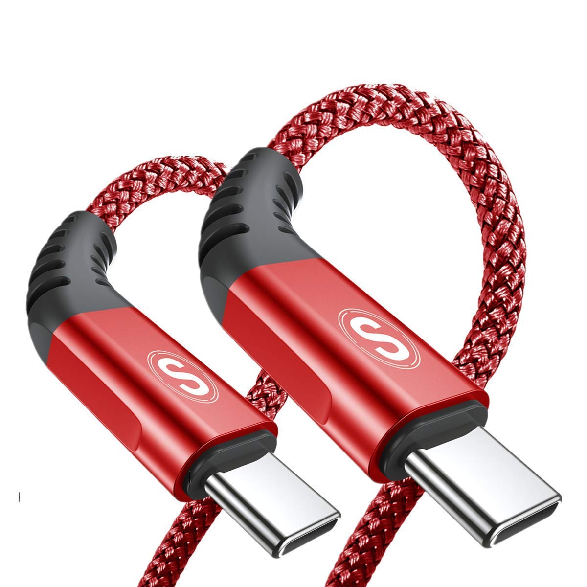 Cavo USB C [2 Pezzi, 2m] Cavo Tipo C Ricarica Rapida per iphone 17 16 15 Plus Pro Max,Samsung Galaxy S26/S25/S24/S23/S22/S21/S20,So ny,Xiaomi,Hua wei,Google Pixel e altri dispositivi Android USB-C