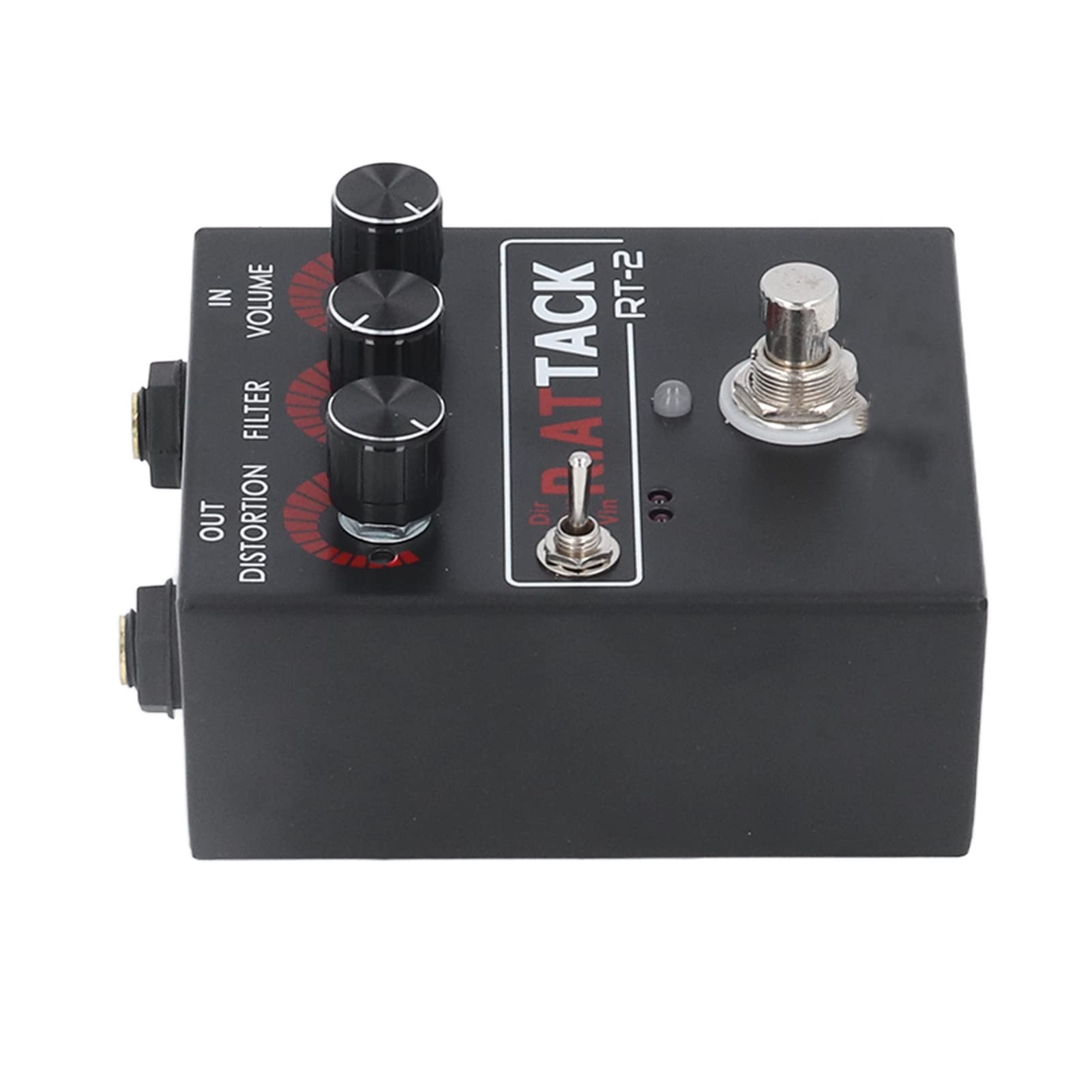 Pedał Efektów Gitarowych, Stop Aluminium, 3 Tony Biegów do Gitary Elektrycznej i Basu, Lekki pedał Mini Distortion dla Muzyków