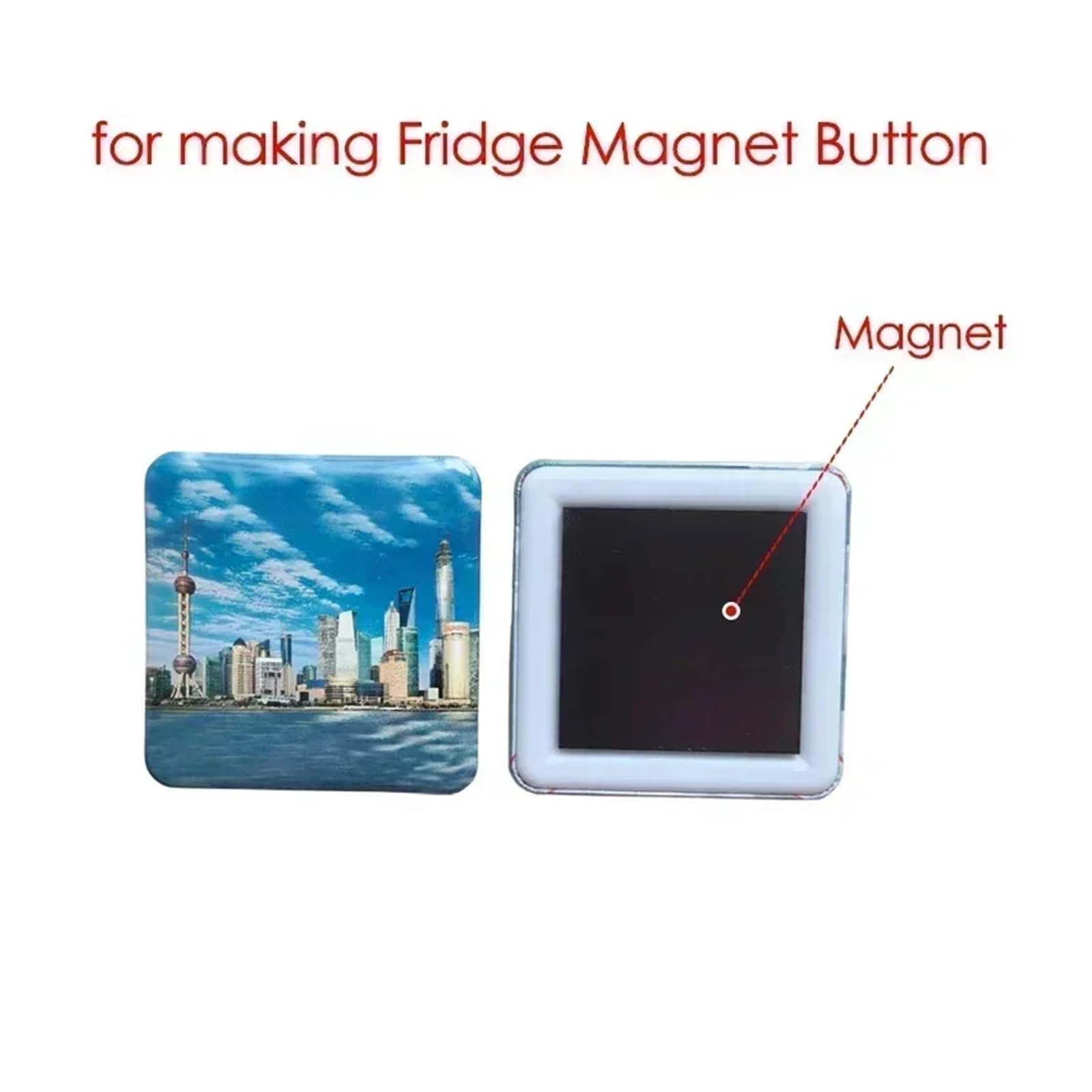 50mm Vierkante Foto Magneet Maker Machine Kit