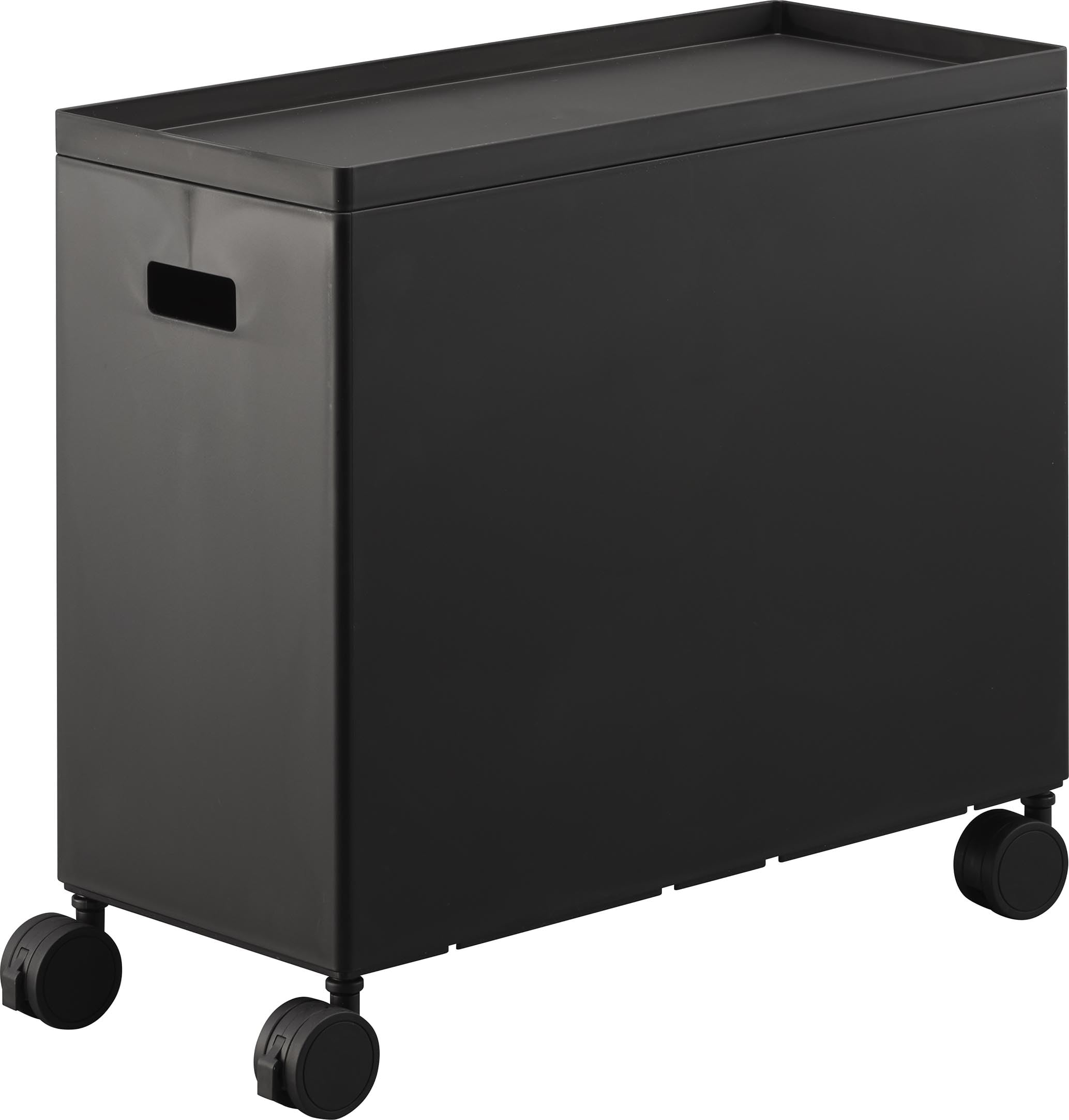 【新品未使用】山崎実業(Yamazaki) スチールワゴン Lサイズ ブラック 新品未使用】山崎実業(Yamazaki) スチールワゴン Lサイズ ブラック