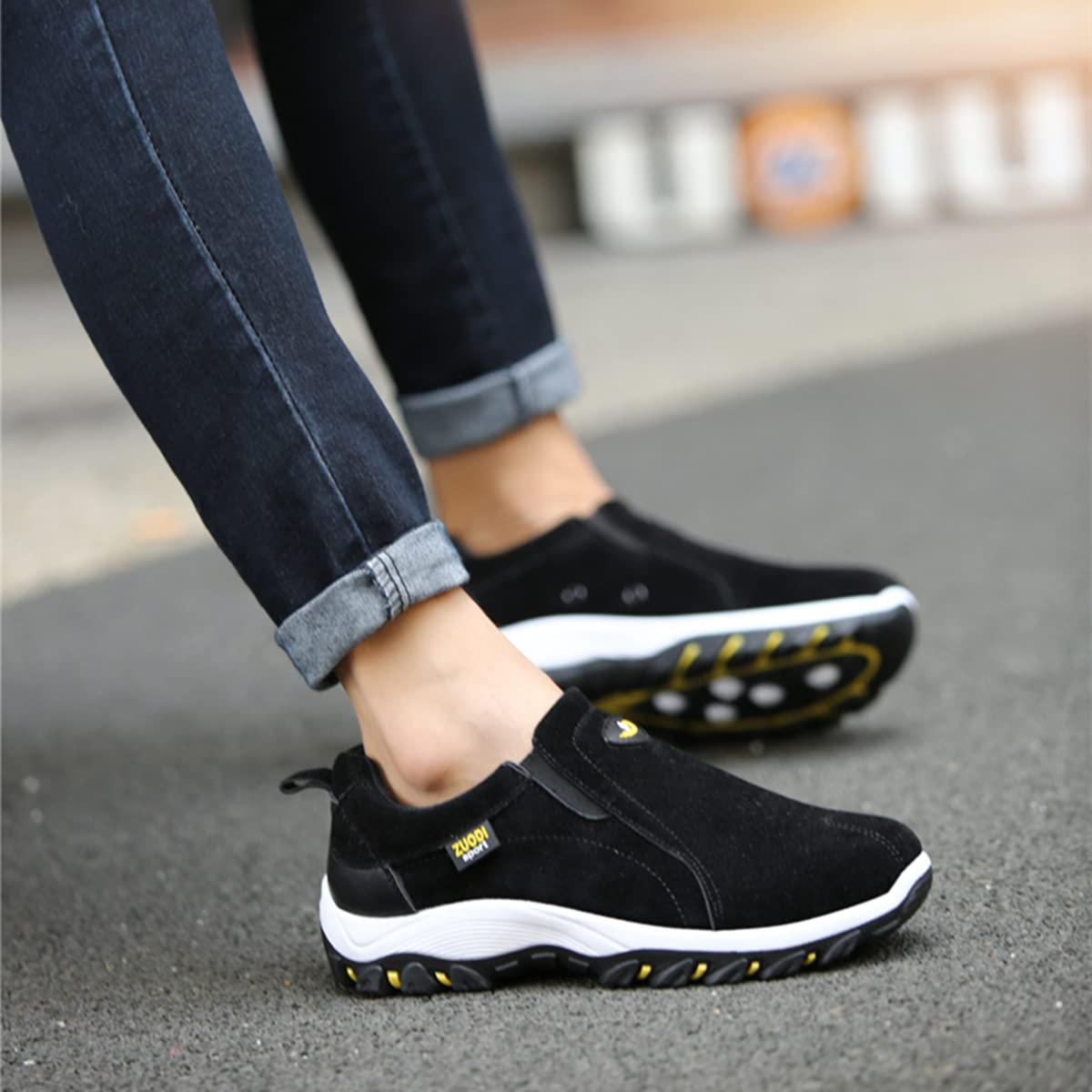Scarpe Sportive Uomo Leggere E Traspiranti - Ideali Per Corsa, Fitness, Tennis, Antiscivolo - Foto 5