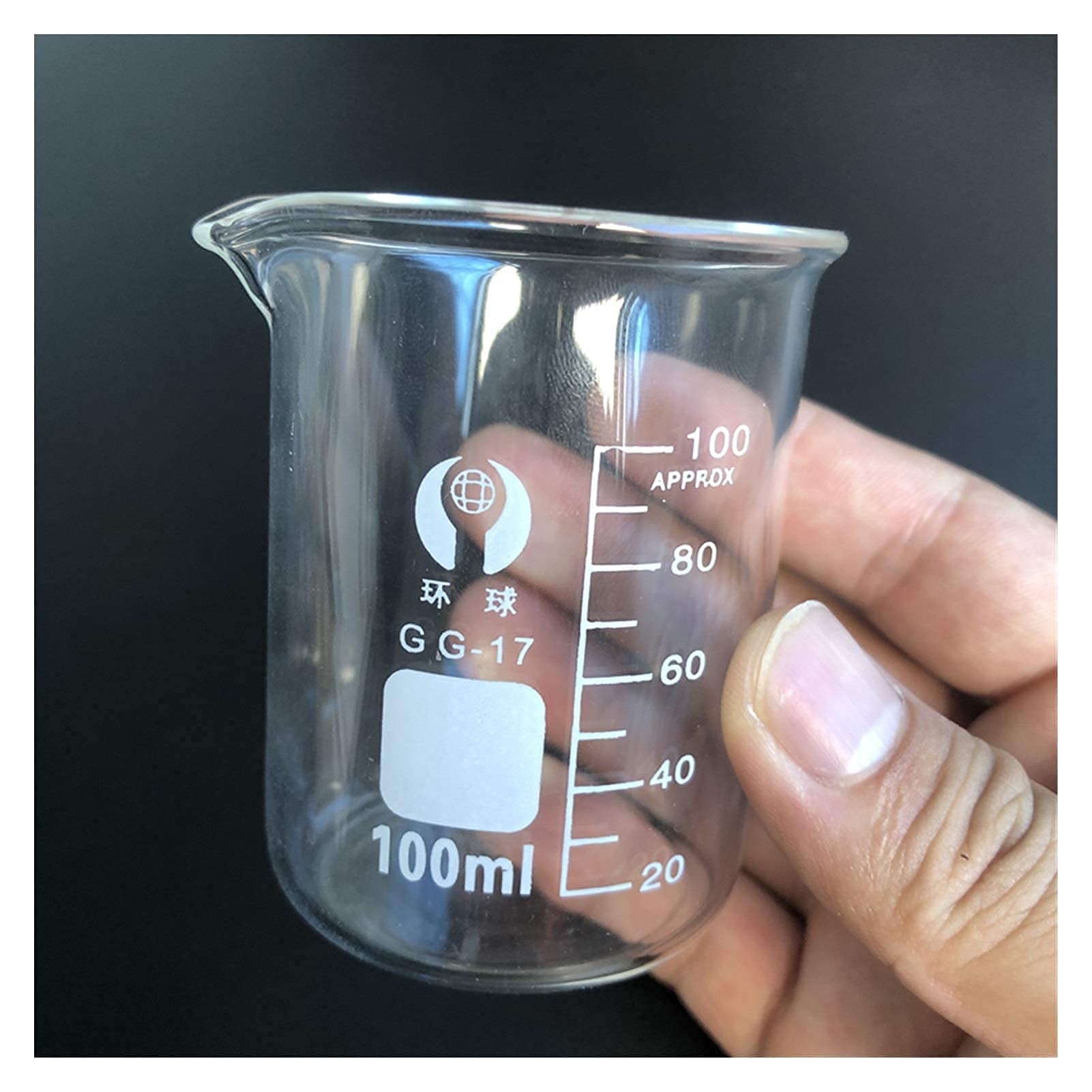 Amazon.co.jp: 学校の実験装置用の10個/セットガラスビーカー化学実験