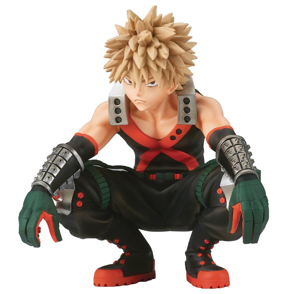 YLQANONG MHA Figures Midoriya Izuku Bakugo Anime Figure Statues PVC Todoroki Shouto MHA Anime Action Figurine 4.3IN: Bakuggouu Katsukiii 10cm/3.94in