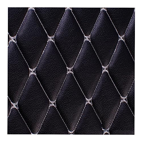 Tissu faux cuir simili noir 160 cm pour relooker les chaises de la cuisine et le canapé