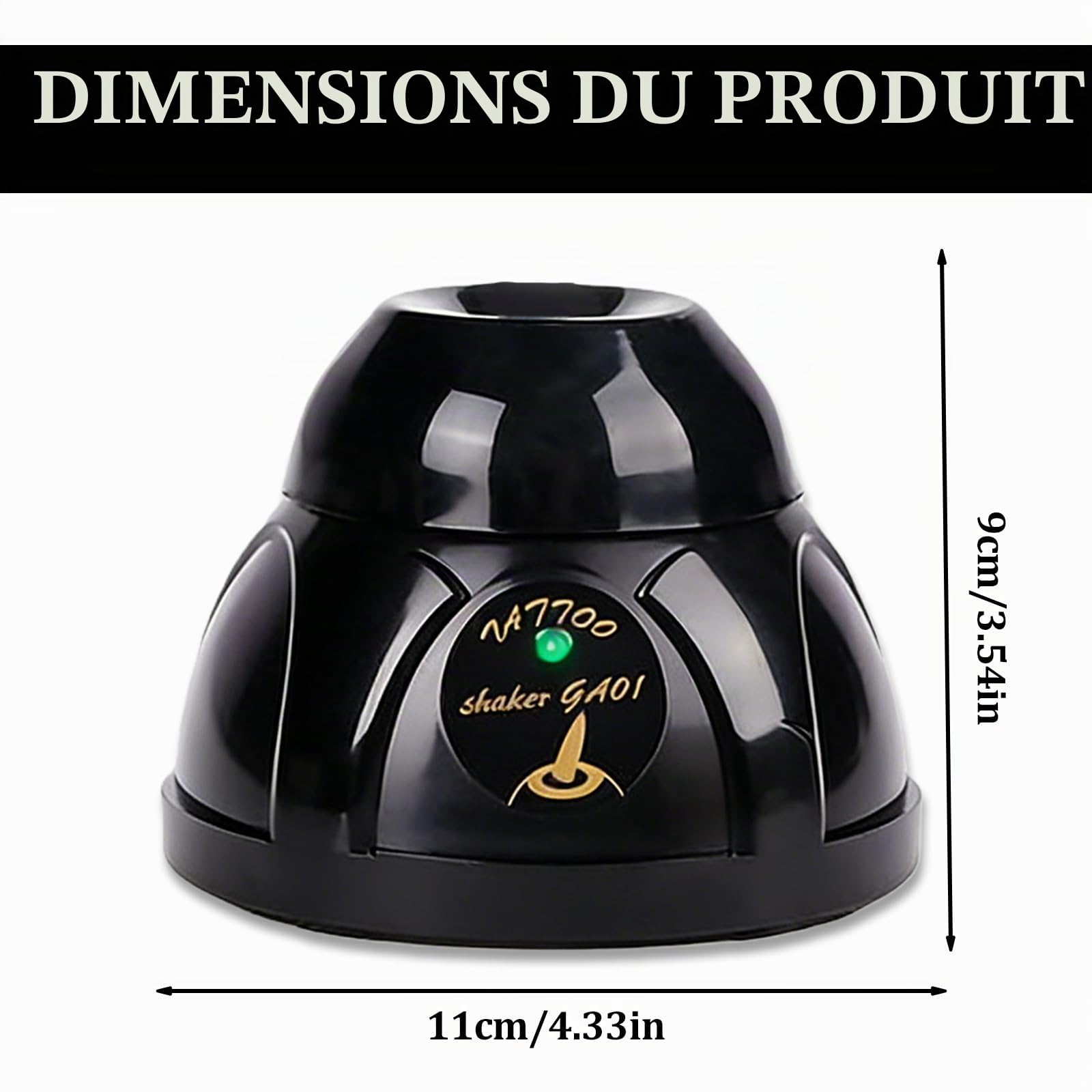 Mini Mixeur Vortex,Mini Mélangeur Vortex,Min Agitateur Mélangeur De Peinture,Mélangeur Agitateur De Vortex Pour Encres De Tatouage Et Laboratoires,Ecoles,Instituts De Beauté,Encre De Tatouage,11CMx9CM