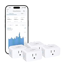 Kasa Smart Plug Mini 15A, 4-Pack