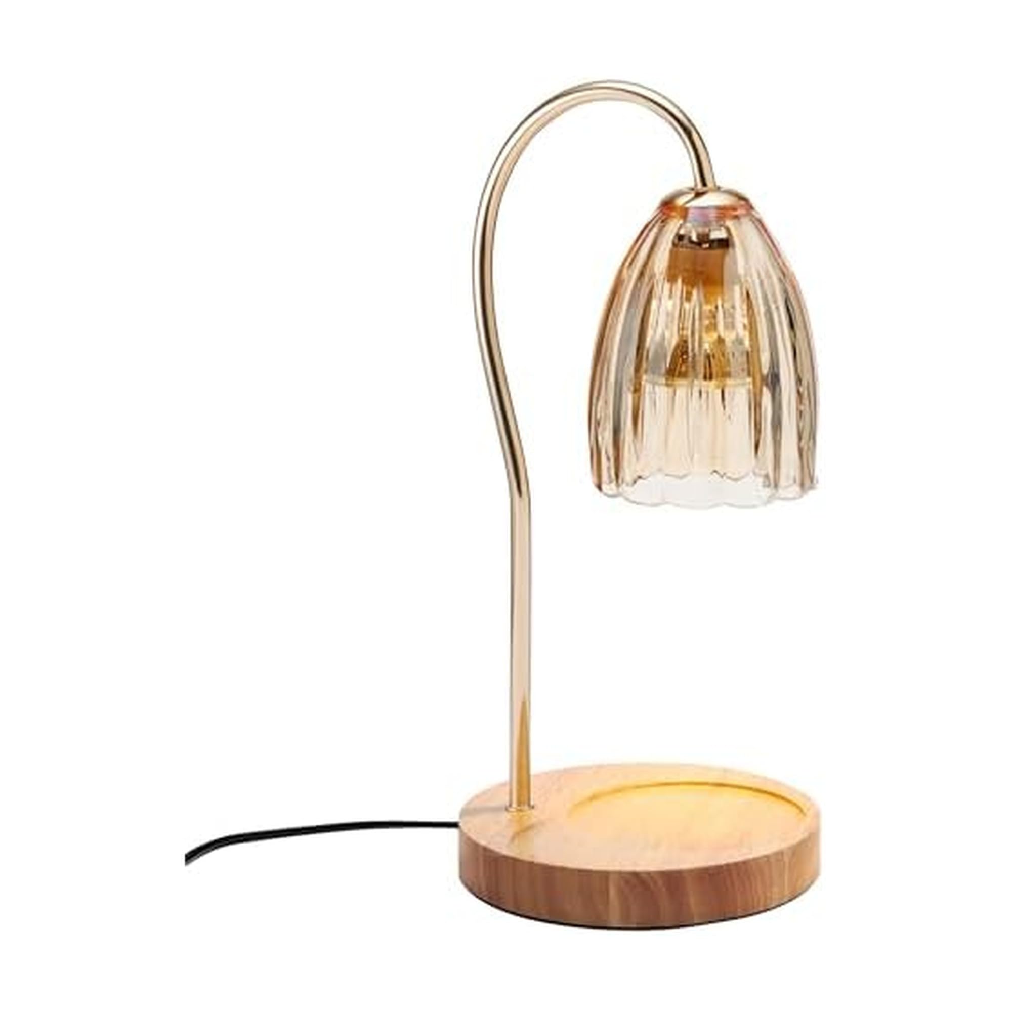 Mikasa Amber Glass Shade Electric Candle Warmer