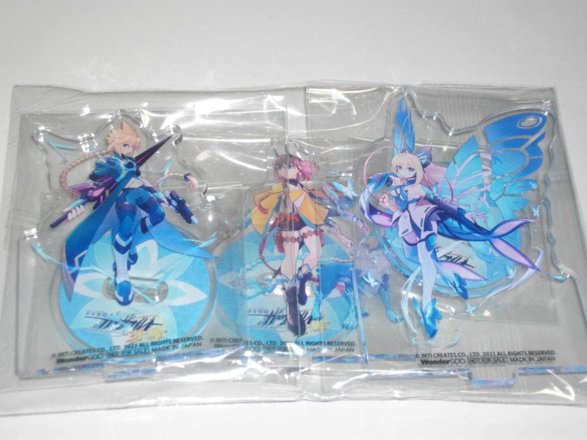 蒼き雷霆 ガンヴォルト アキュラ RORO モルフォ 立体構造アクリルフィギュア 蒼き雷霆 ガンヴォルト アキュラ RORO モルフォ 立体構造