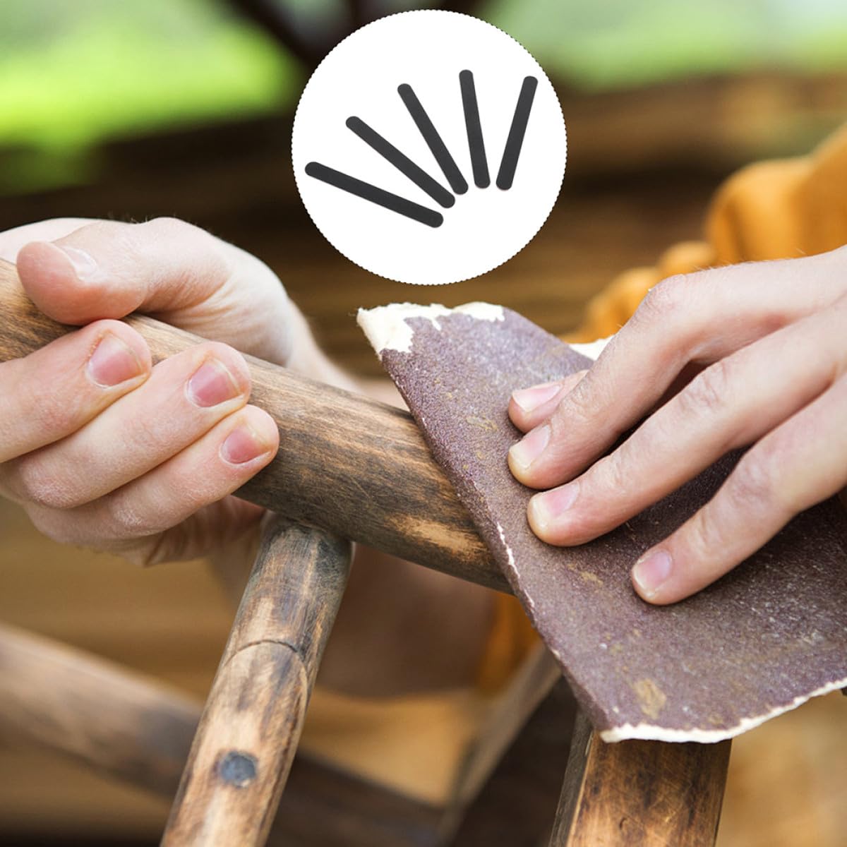 12 Pezzi Bastoncini Abrasivi per Modellismo Doppia Grana, Bastoncini Lucidanti Multiuso per Levigatura di Argilla, Legno e Metallo, Strumenti Manuali per Lavori Creativi