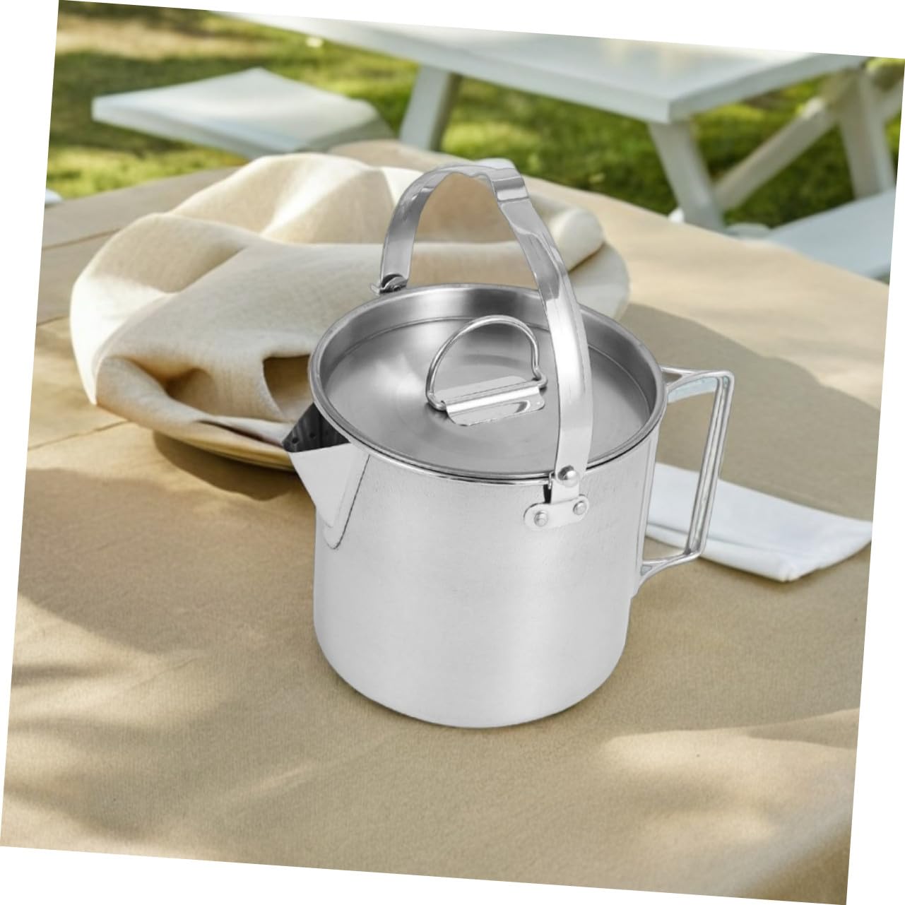 TOYANDONA Hervidor De Agua Portátil Acero Inoxidable Para Exteriores Para Senderismo Camping y Picnics Rápido