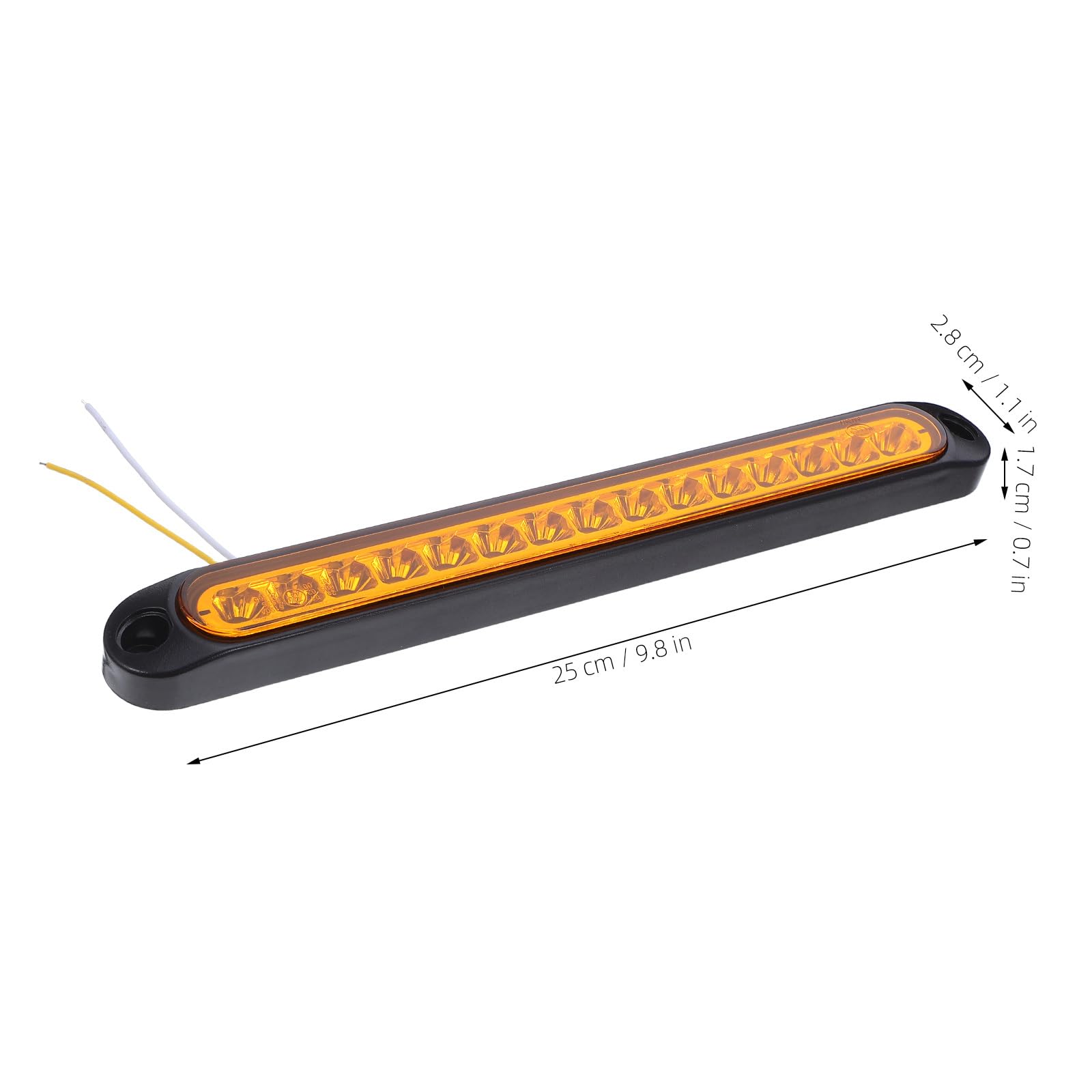 4pezzi Luce Posteriore per Camion LED Kit Luci per Rimorchio Luce di Freno e Retromarcia Luci di Retromarcia per Camion Barca Motoslitta Rimorchio Pick-up Camper