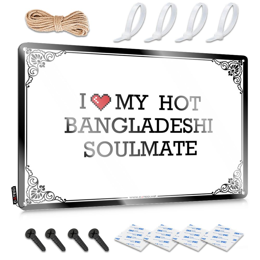 Stuff For Bedroom Decor Collection | I Love My Hot Bangladeshi Soulmate Cute Dorm Decoration(30X40CM)