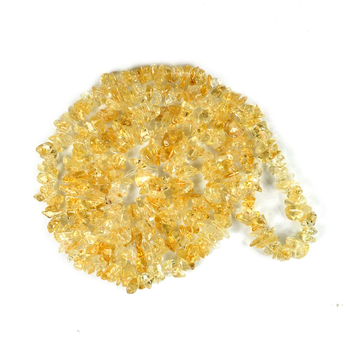 Reiki Crystal Products Citrine Mala/Necklace Natural Crystal Stone Chip Bead Mala for Reiki Healing Crystal Stone For Unisex Adult (B0190G186Y) Amazon Price History, Amazon Price Tracker