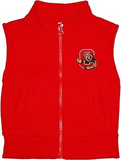 Creative Knitwear Cornell University Bears Baby and Toddler Polar Fleece Vest Red