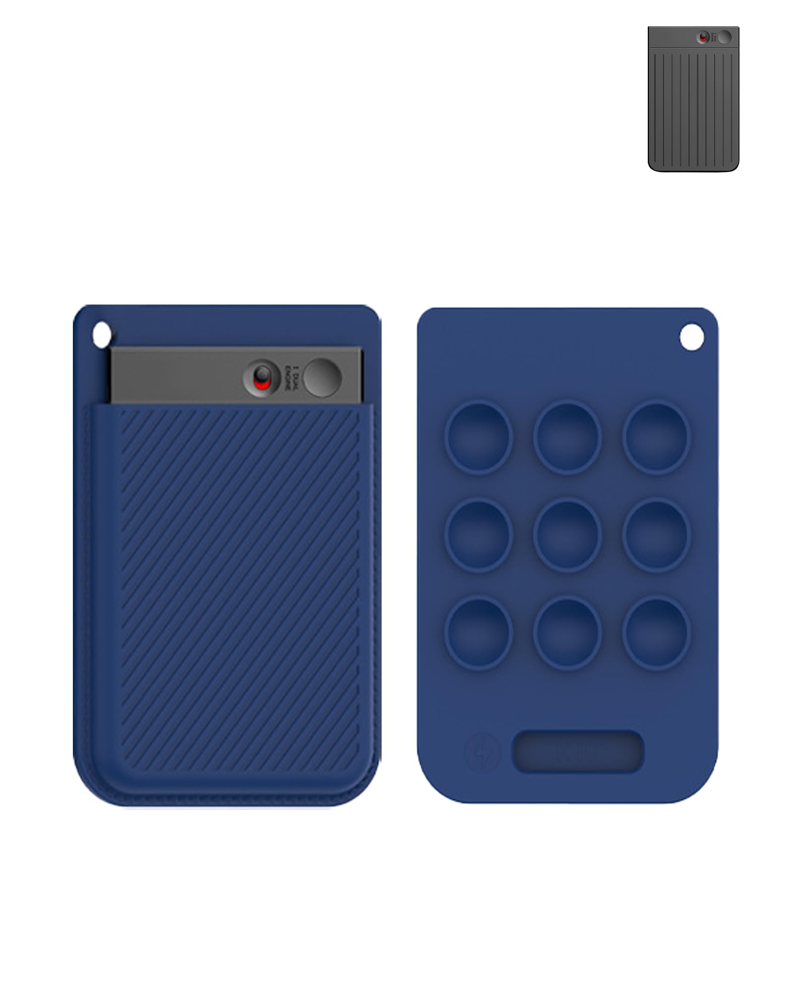 Étui pour enregistreur vocal PLAUD Note AI, lavable, protection antichute, bleu