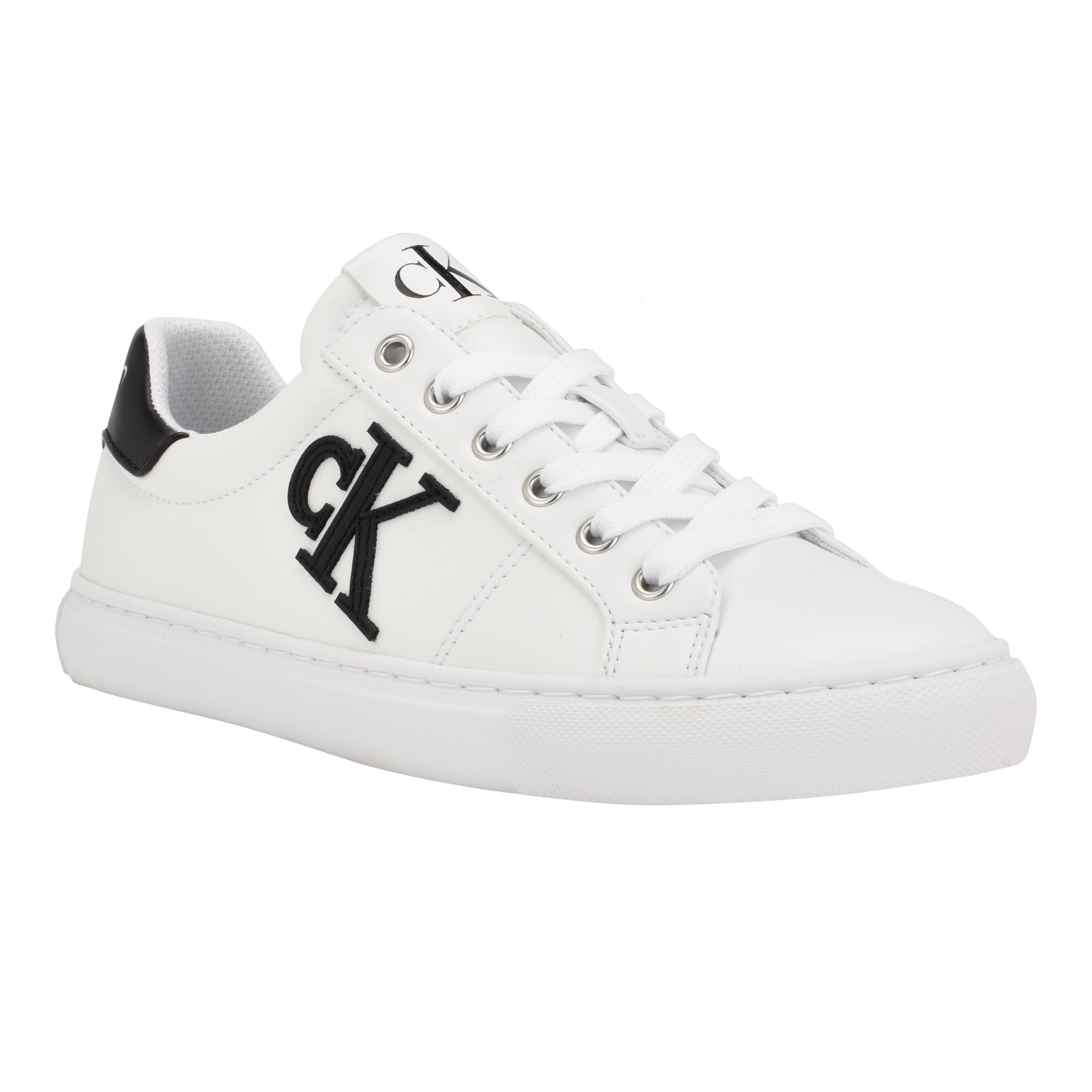 Calvin Klein Calysse womens Sneaker 8.5 White/Black