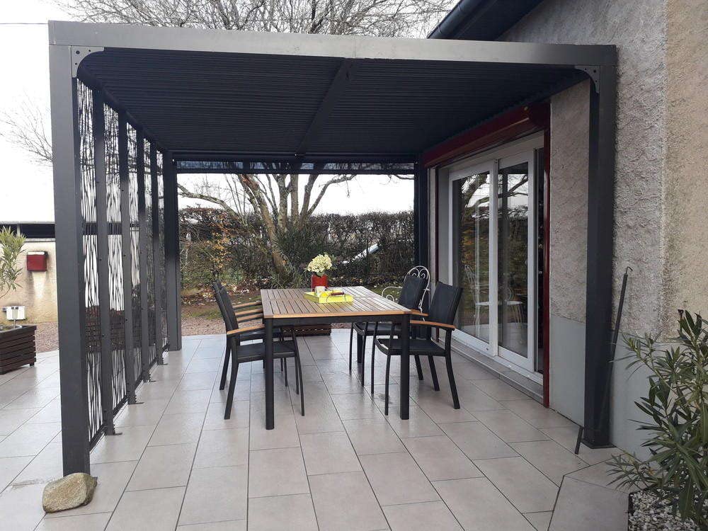 Pergola Bioclimatique 10.80m² Gris Anthracite - PER36M30RBI