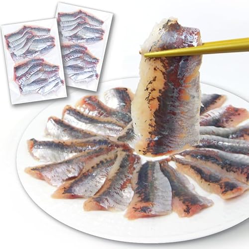 シーフードマックス 刺身用 国産アジ フィレ 20枚入 皮剥き済み マアジ スキンレス 寿司ねた 真あじ 業務用 生食用 アジスキンレスフィレ・真鯵フィレ20枚【2P】・ (2パック)