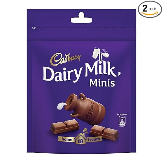 Cadbury Dairy Milk Chocolate Home Treats,126 g - Pack of 2