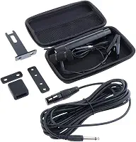 MERIGLARE Microfone com Fio para Instrumentos Musicais, Clipe para Gravação de Performances, 3 Pinos para Cajon