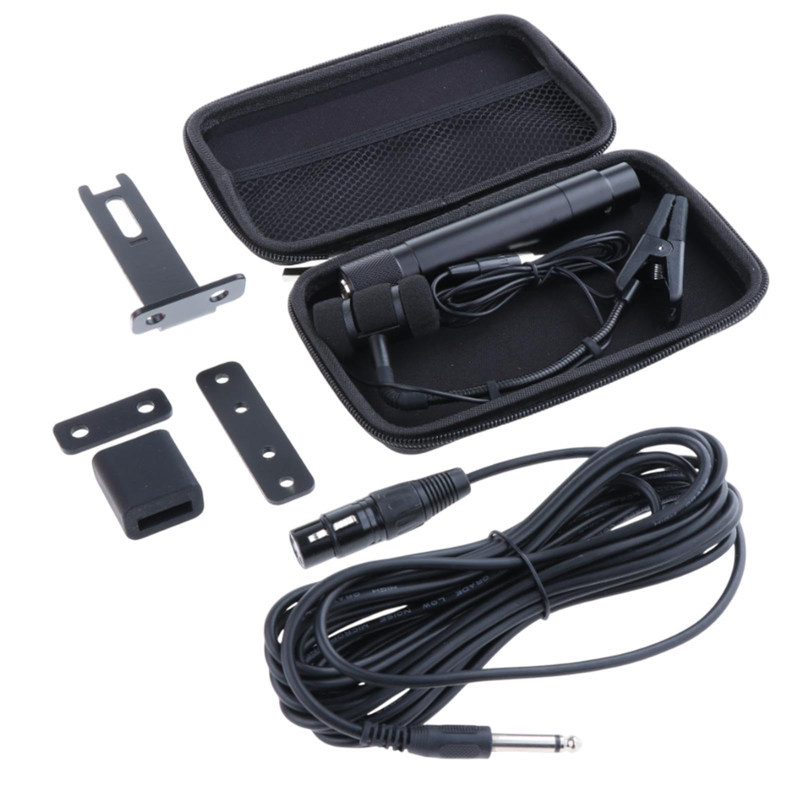 SECRET DESIRE Wired Instrument Microphone Portable for Performance Musical Instrument Part 3 pin for Cajon-picture-21