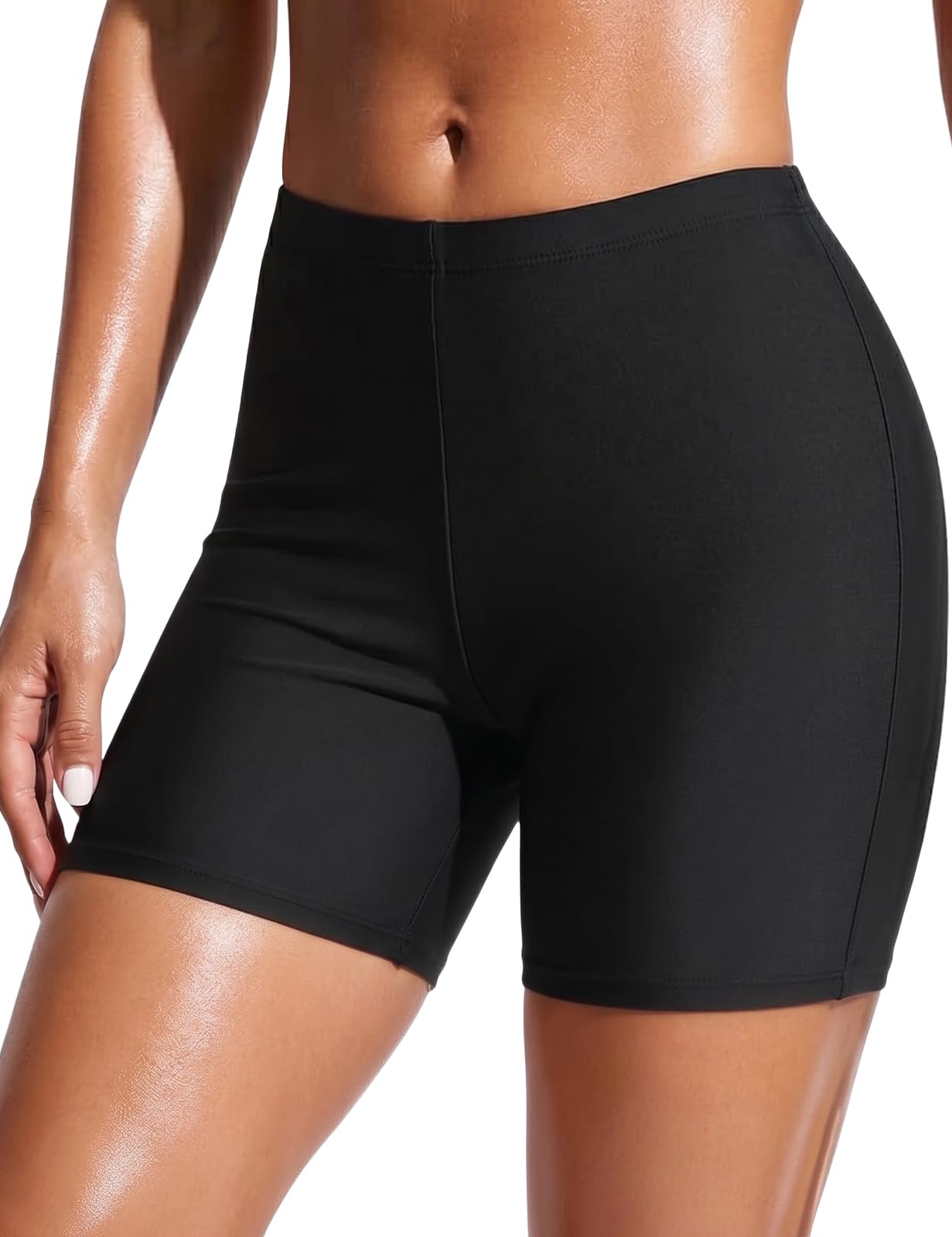 Women's Board Shorts UPF50+ Sport Surf Shorts Swimsuit Bottom Swim Shorts-image-6