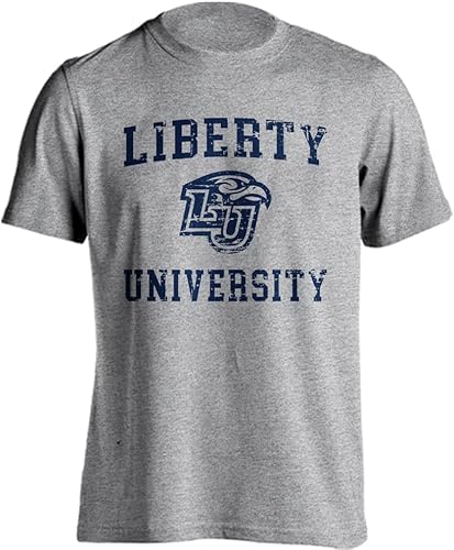 Miniatura 51 de Sport Your Gear NCAA Camiseta de manga corta retro con licencia oficial de aspecto desgastado para el día del juego, camiseta de espíritu deportivo