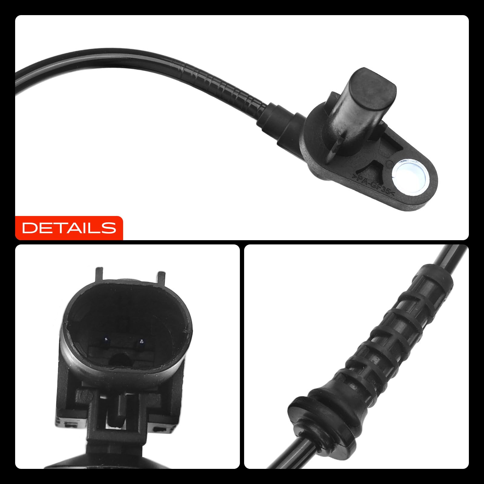 Frankberg Sensore Velocità Ruota ABS Sensore ABS Compatibile con Discovery IV L319 2.7 TD 4x4 3.0 TD 4x4 3.0 SDV6 4x4 3.0 4x4 5.0 V8 4x4 2009-2017 Replace# AH229E731AB,5S12780