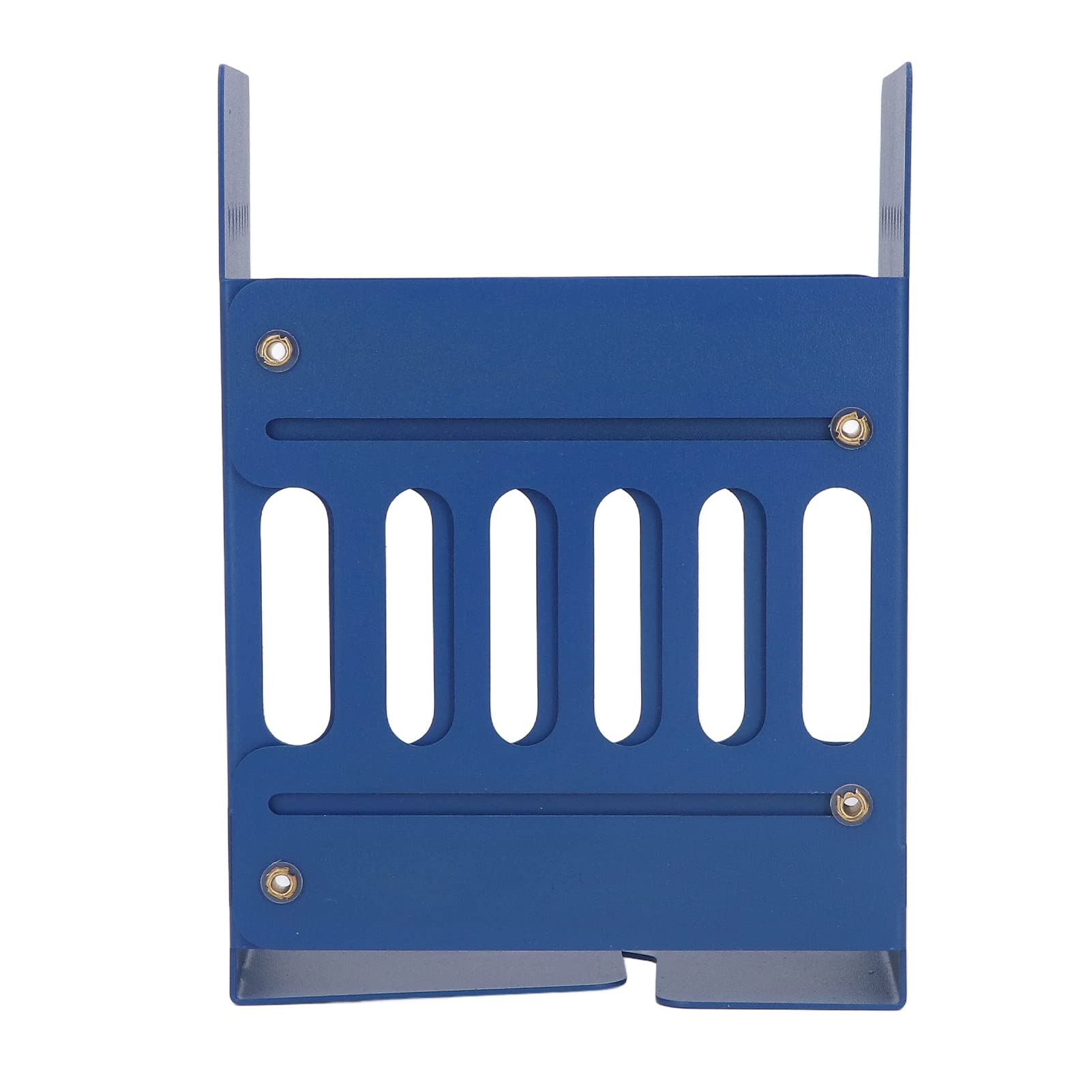 4 Stück Buchstützen, schmal, ausziehbar, Metall, Schreibtisch-Buchständer, Buchaufbewahrung, Ordner, Buchstützen-Unterstützung, robust, verstellbar, für Büro, Zuhause, (Dunkelblau)