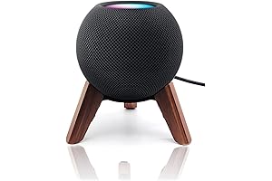 Wooden HomePod mini Mount | Designer Tripod Stand for HomePod mini Speaker...