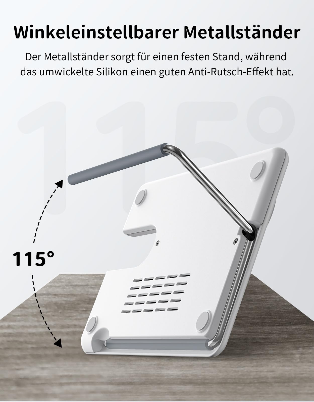 JoyGeek Caricatore per MagSafe, 3 in 1 Base Ricarica Magnetico per iPhone 15/14/13/12/Plus/Pro Max, Stazione di Ricarica per Apple Watch Ultra 2-2, Caricabatterie Wireless per AirPods Pro/3/2-Bianco