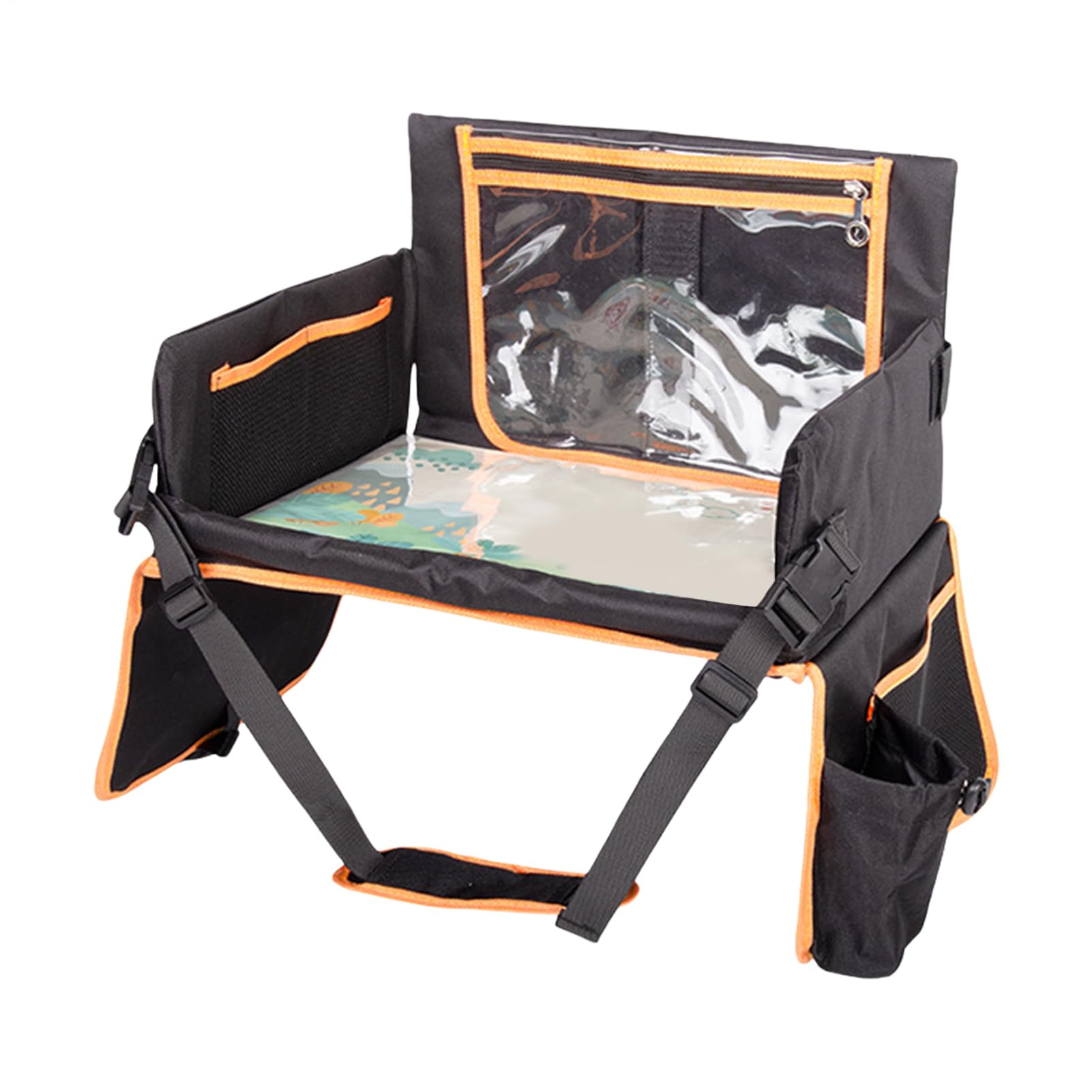 Vassoio da Viaggio Bambini Organizer Da Scrivania Portatablet Supporto | Vassoio Seggiolino Per Viaggi Auto , Necessità Viaggio, Portatazze Tablet Laptop Snack E Contenitore