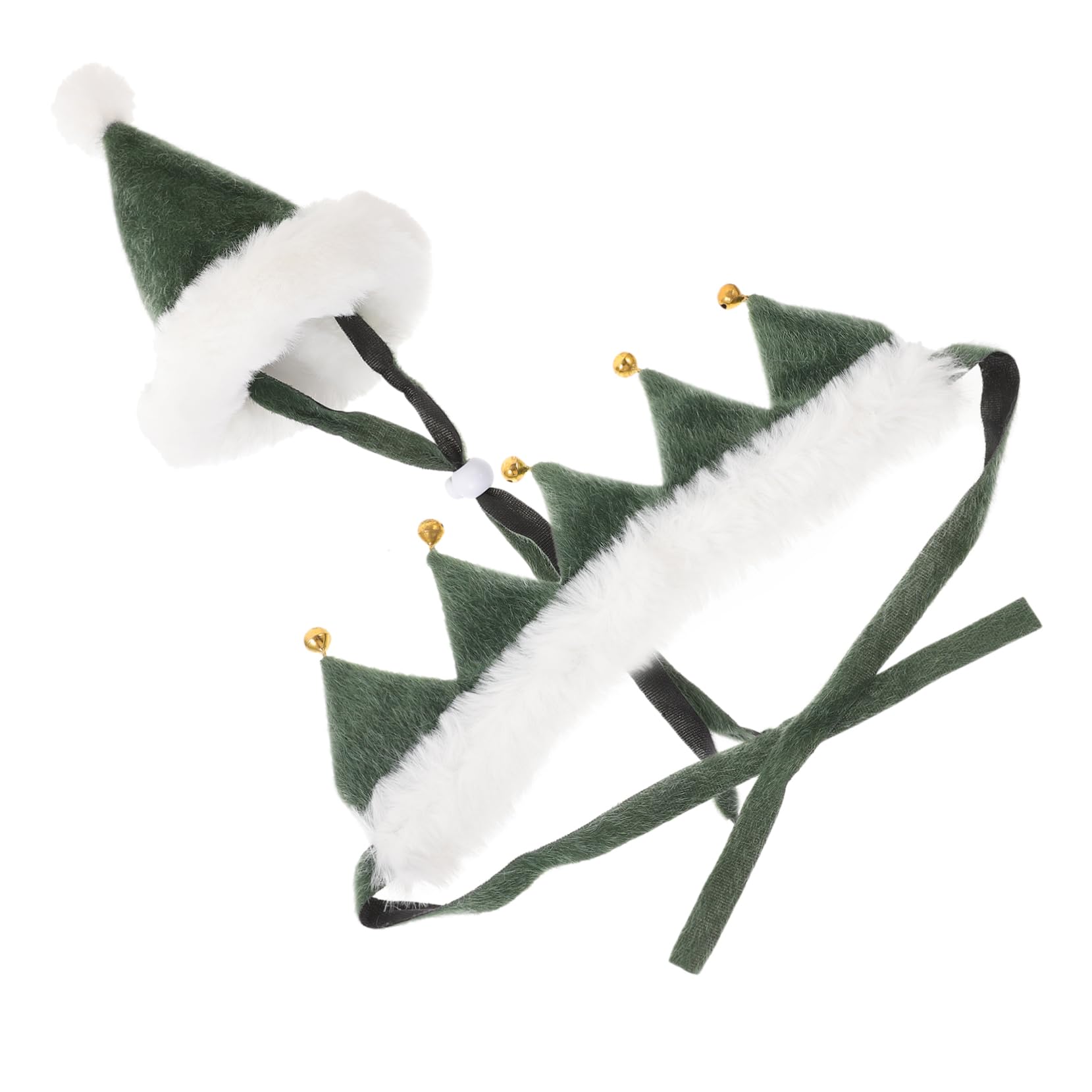 Collier de Noël léger pour chat évitant le stress des déguisements de fêtes
