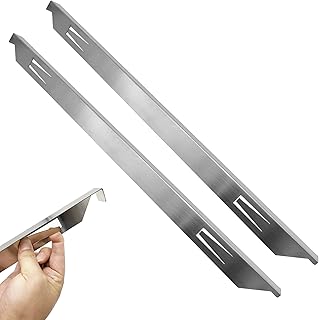 Jorzer Stove Gap Covers Stainless Steel Stove Gap Filler Heat Resistant Stove Side Gap Guards Easy to Clean Oven Side Gap Filler for Kitchen Countertop 2PCS 23in