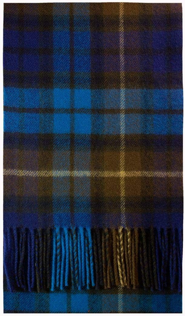 Buchanan Blue Tartan Luxury Brushwool Scarf