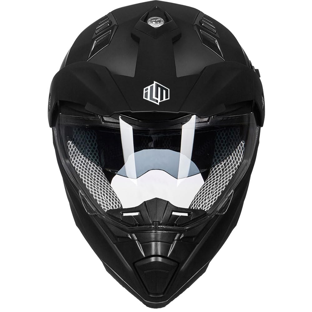 ILM Casco Moto Motocross Integrale Donna Uomo ECE22.06 Omologato Modello 606V